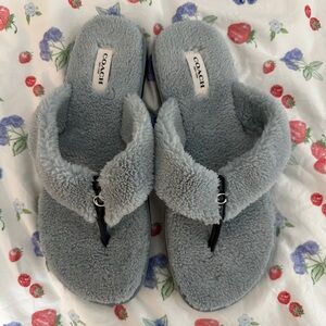 NWOT Coach Hampton flip-flops/slippers
